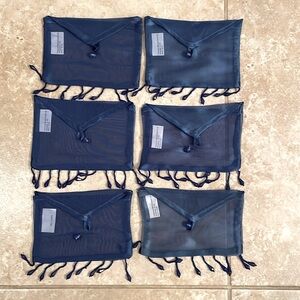 6 Blue Gift Pouches